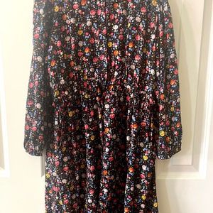 Zara girls floral dress